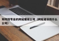 如何找专业的网站建设公司（网站建设找什么公司）