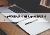 app开发图片素材（什么app有图片素材）